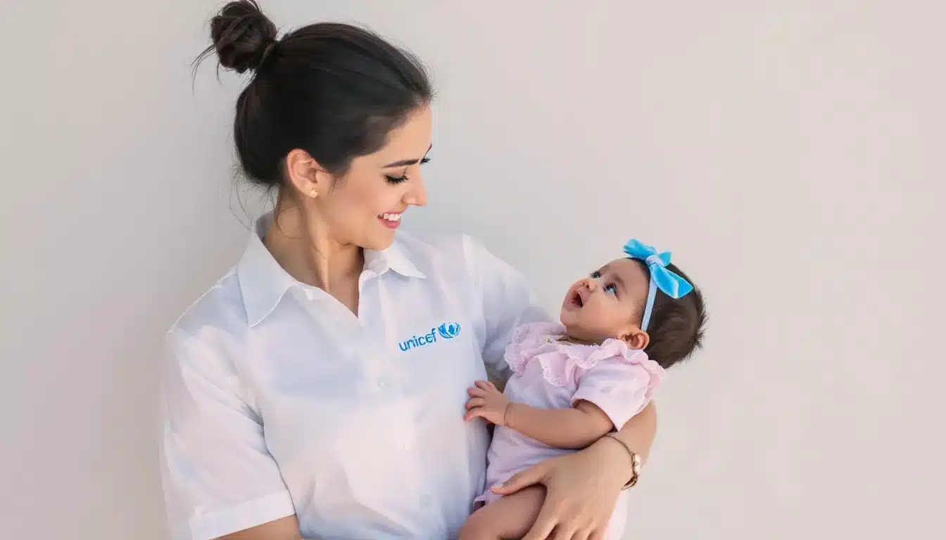 Bettina Zimmermann setzt ein Zeichen für den Kinderschutz: UNICEF-Kampagne