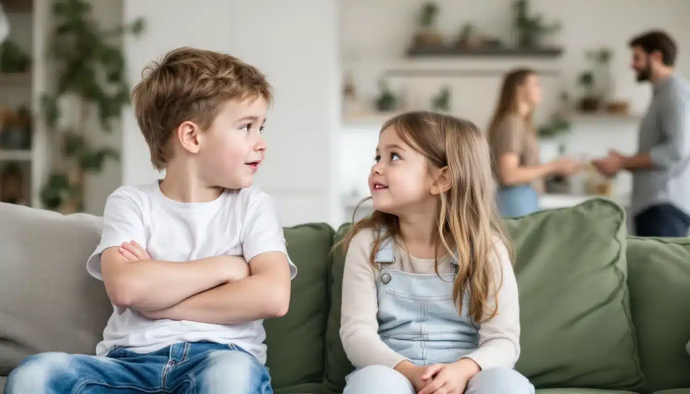 Kinder auf der Couch