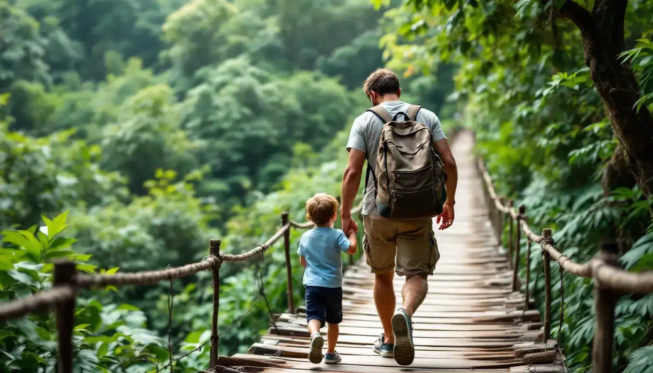 Familienabenteuer im grünen Paradies