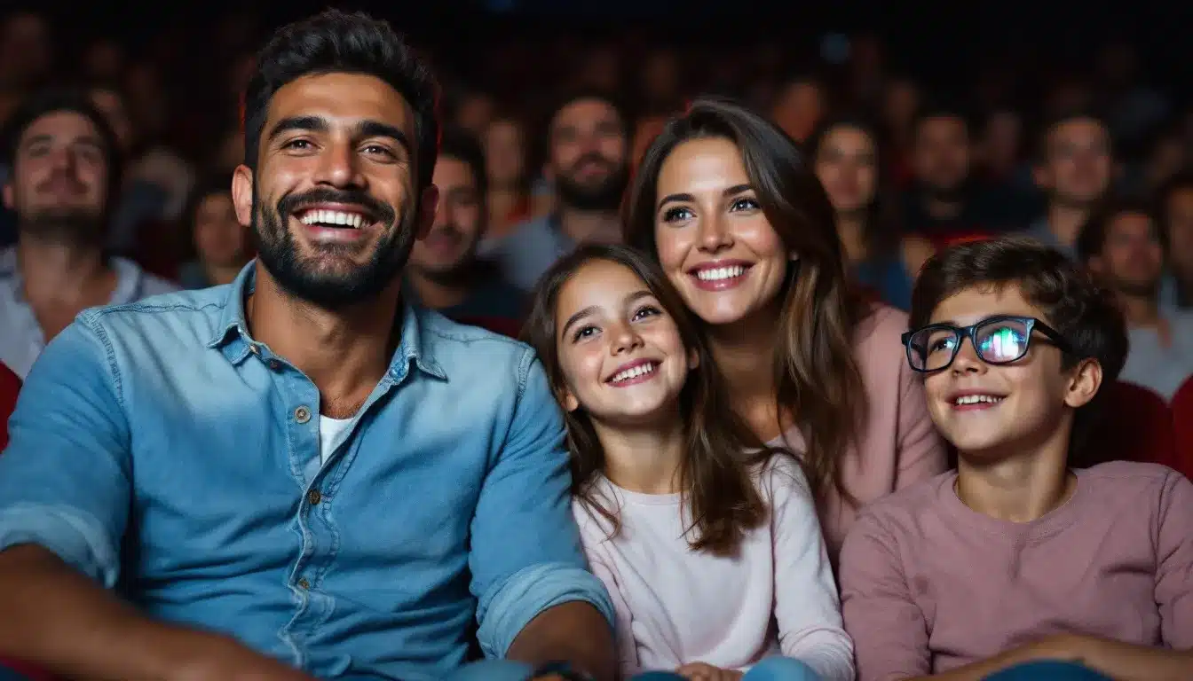 Familie im Kino