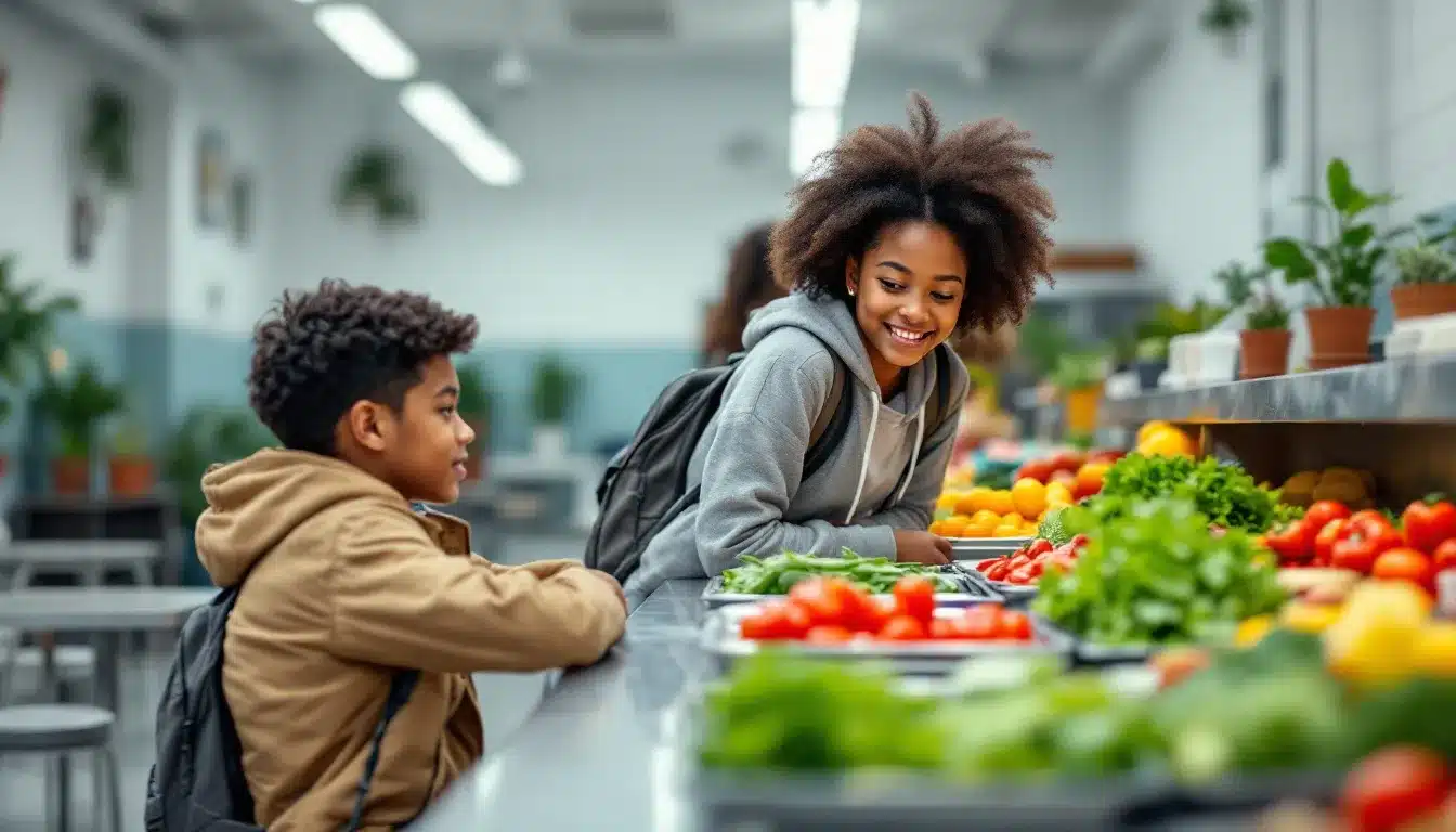 Mittagessen in der Schule: Gemeinschaften weltweit.