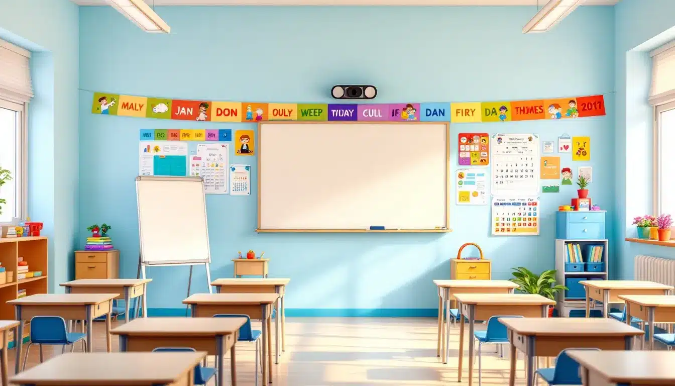 Klassenraum für Grundschüler