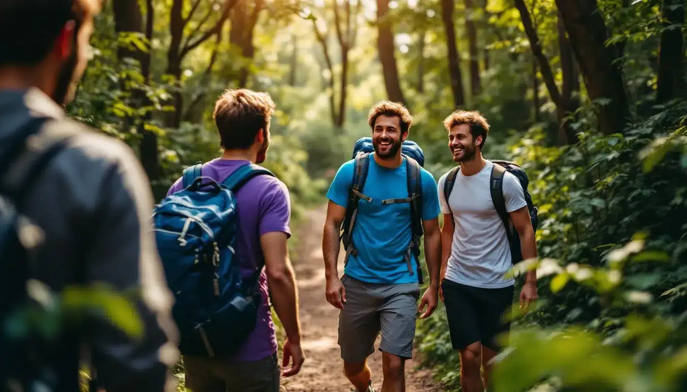 Wanderung im Wald