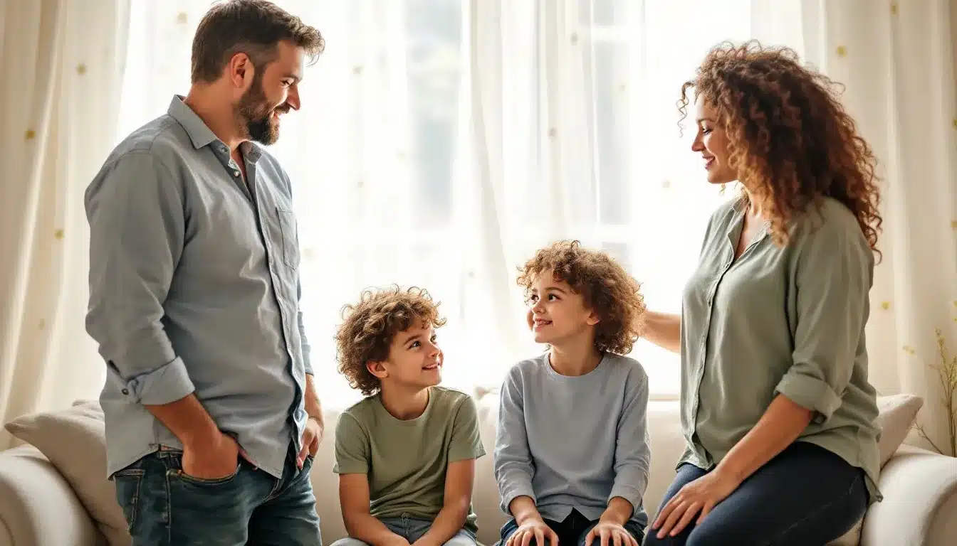 Harmonischer Familienmoment