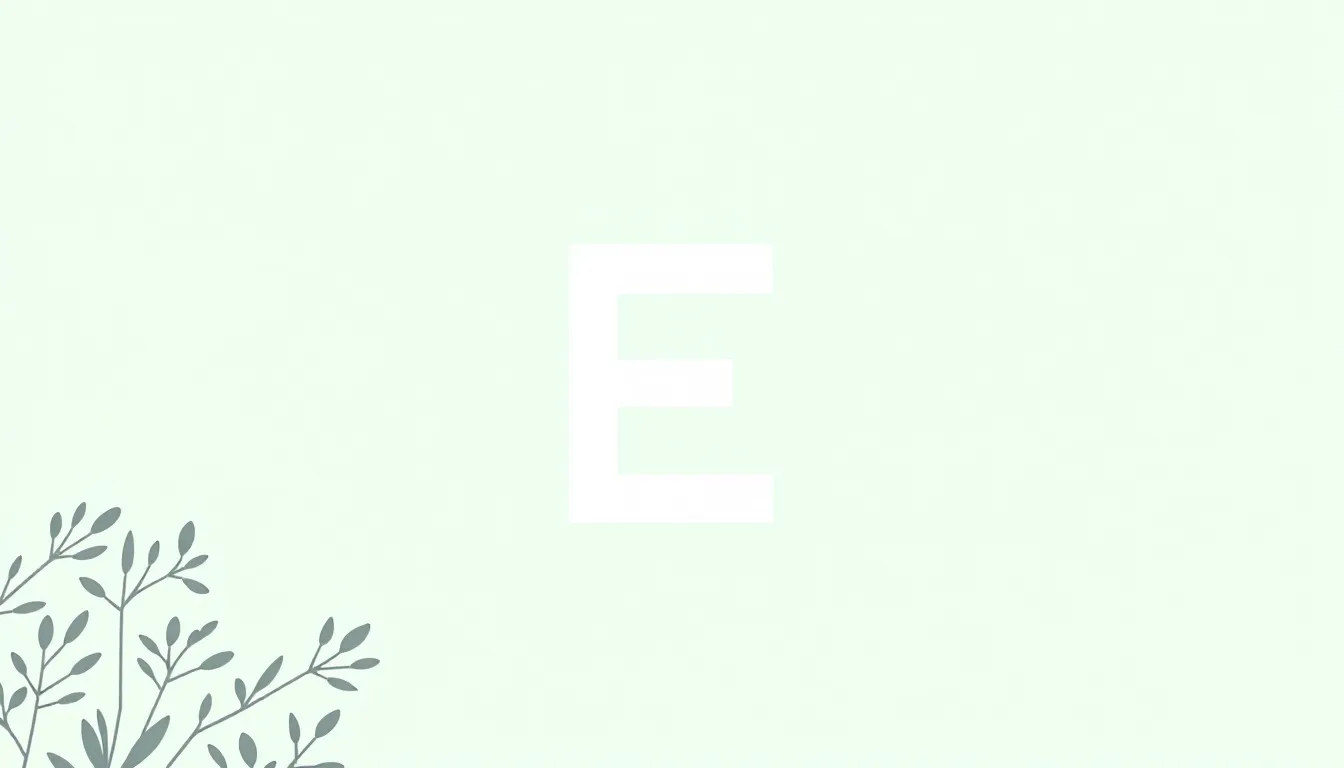 Minimalistisches E symbolisiert Missstände im Bildungssystem