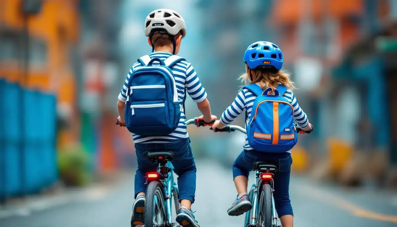 Kinder auf dem Fahrrad – Sicherheit auf dem Schulweg