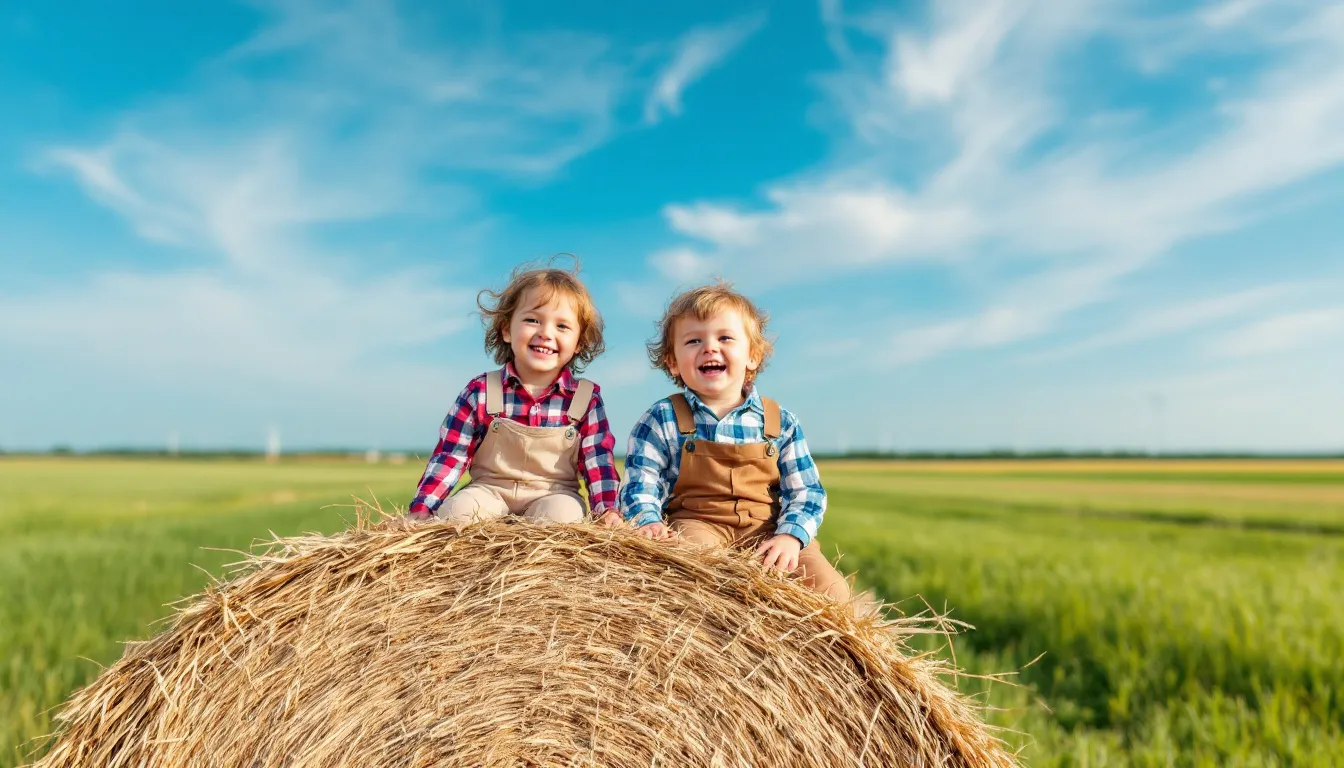 Zwei Kinder sitzen auf einer Bank im Park und halten Händchen