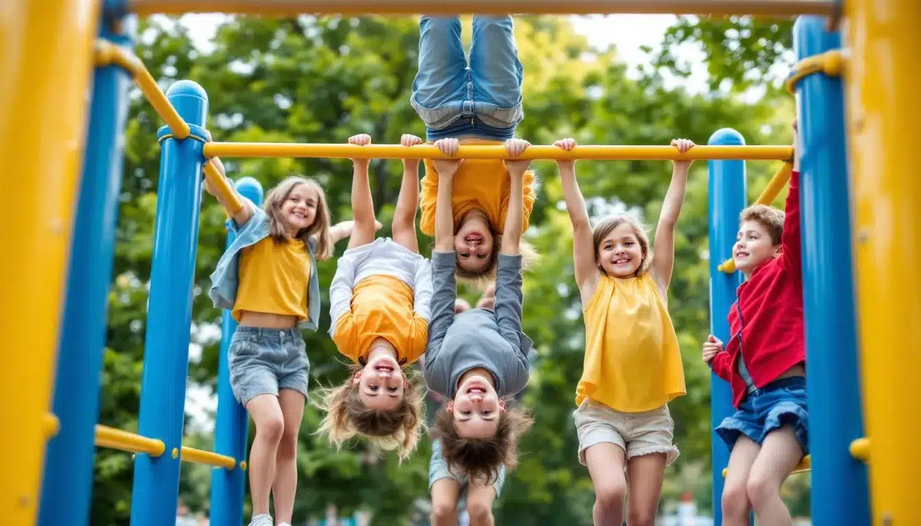 Mutter und Kind spielen