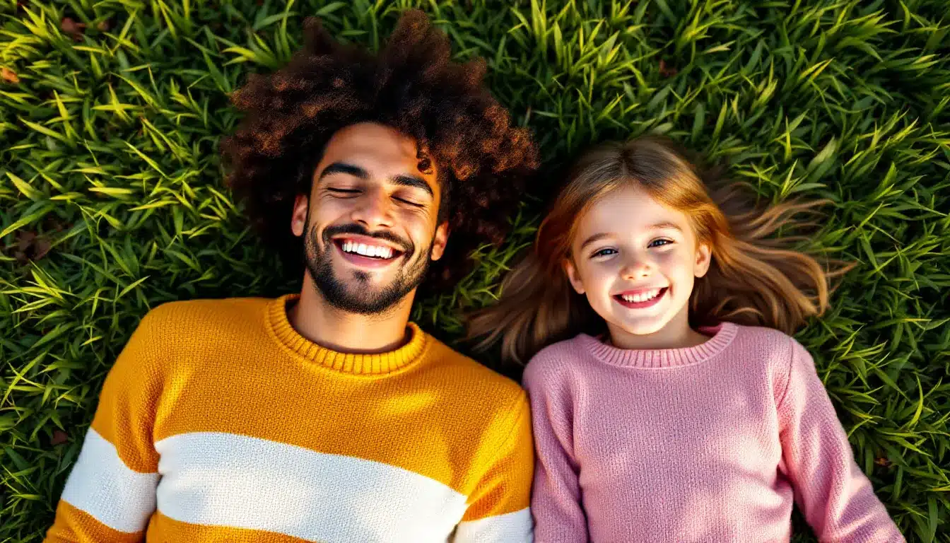 Kinder lachen gemeinsam über Witze