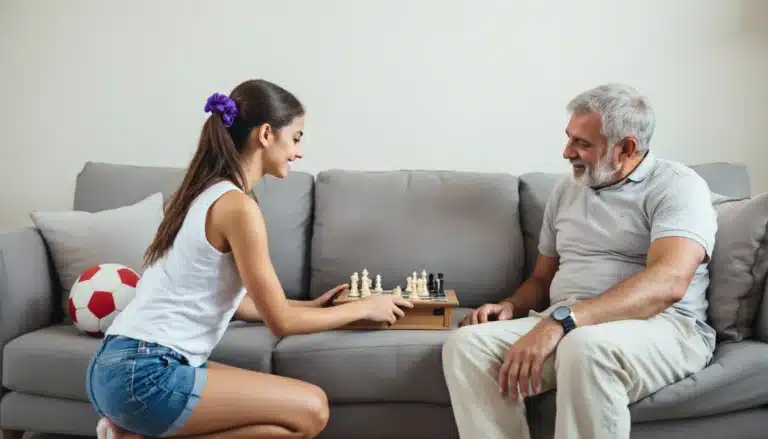 Schachspiel zwischen Generationen