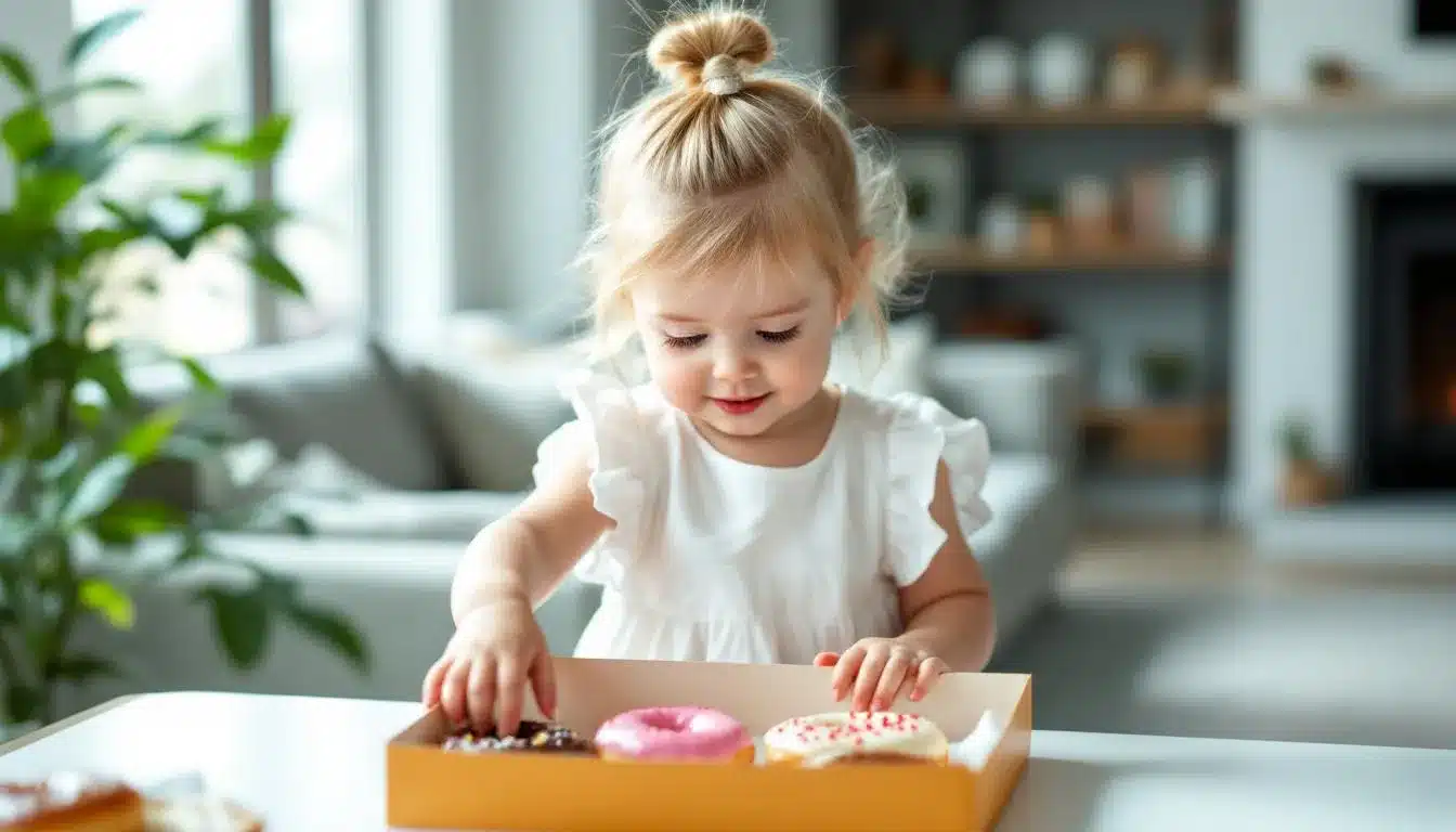 Kinder lernen gesunden Umgang mit Süßigkeiten