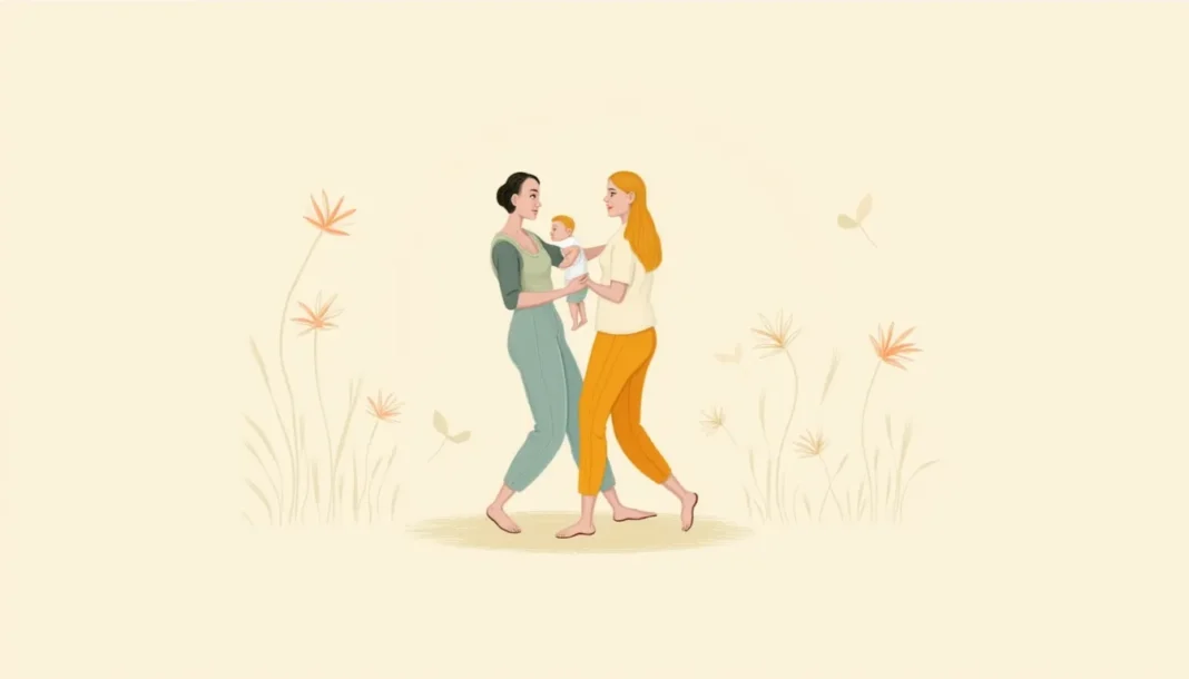 Kind mit Doppelnamen in harmonischer Umgebung