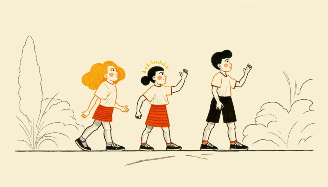 Junge und Mädchen mit starken Vornamen wie Karl, Katharina und Theresa.