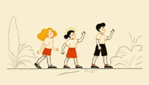 Junge und Mädchen mit starken Vornamen wie Karl, Katharina und Theresa.